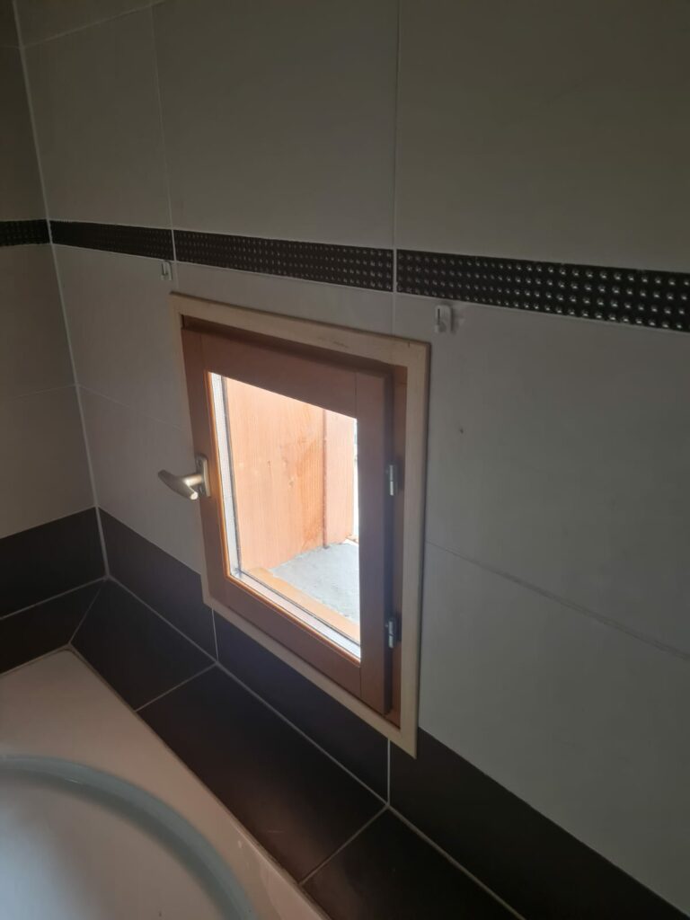 Détail pose menuiserie